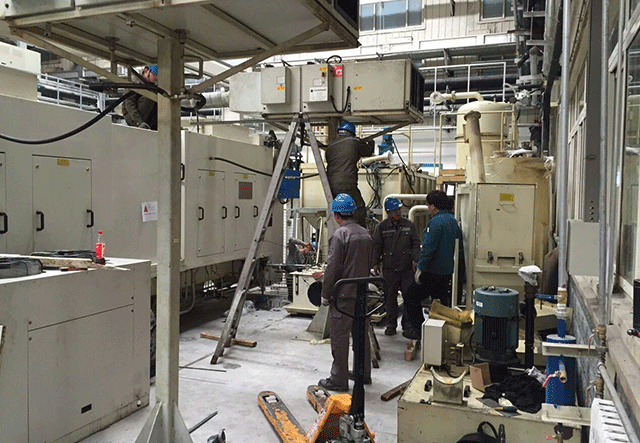 設備安裝調(diào)試現(xiàn)場