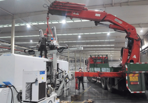 30噸拉床車間定位安裝